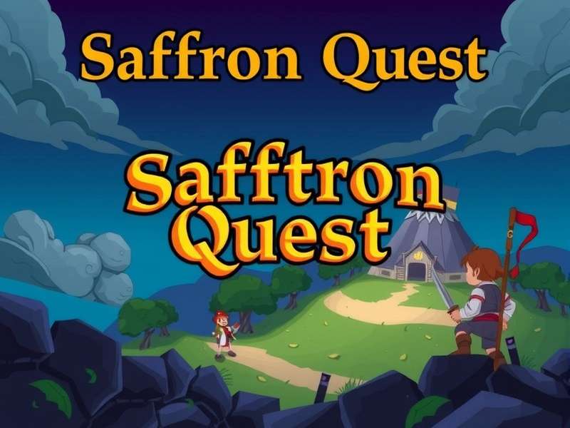 Saffron Quest Adventure Game Banner